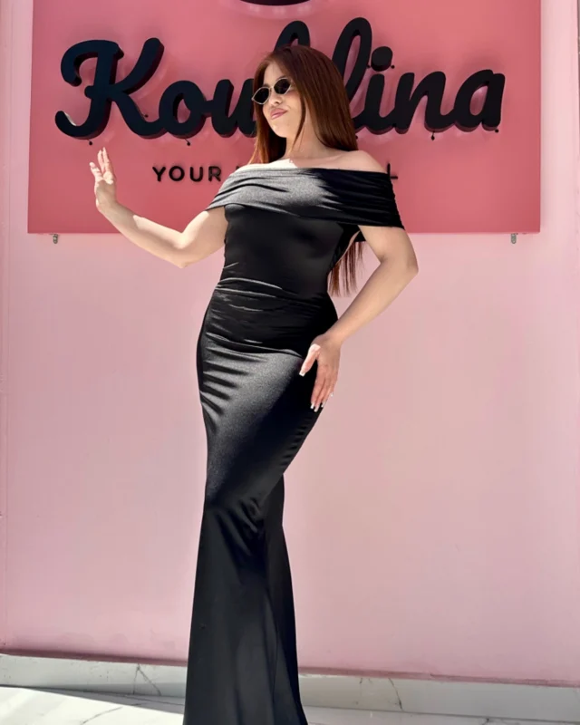 Anthia Dress! Maxi & Sexy black dress🖤 One size, endless vibes #kouklinagr